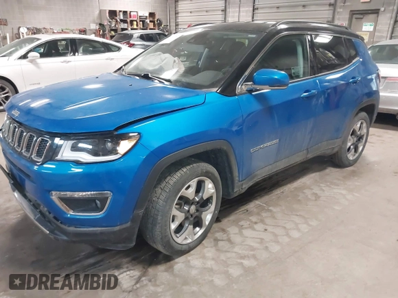 2018 Jeep Compass Limited z VIN 3C4NJCCB2JT489622, wystawiony jako IAAI lot #41567571 z przebiegiem 67 884 mil mil oraz . Historia ofert i sprzedaży dostępna na DreamBid. Obrazek 16.