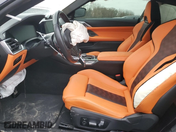2021 BMW M4 Competition with VIN WBS33AZ0XMCH11542, listed as a Copart auction lot 40417664 with 0 mi miles and Salvage Title. Bid and sale history available at carsss.com. Image 7.