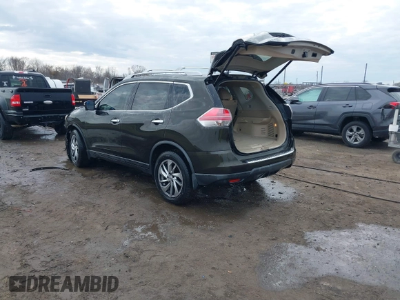 2014 Nissan Rogue S with VIN 5N1AT2MV1EC770125, listed as a IAAI auction lot 41152682 with 153,147 mi miles. Bid and sale history available at carsss.com. Image 3.