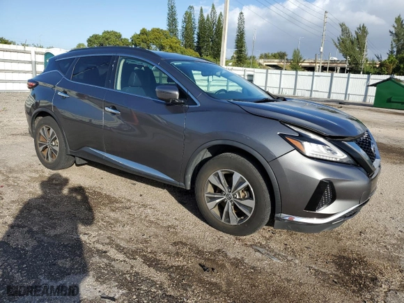 2019 Nissan Murano SL with VIN 5N1AZ2MJ5KN127983, listed as a Copart auction lot 78324444 with 53,284 mi miles and Non Repairable. Bid and sale history available at carsss.com. Image 4.