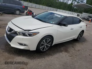 2017 Nissan Maxima SV with VIN 1N4AA6AP6HC436447, listed as a Copart auction lot 60287525 with 91,953 mi miles and Salvage title. Bid and sale history available at DreamBid. Image 1.