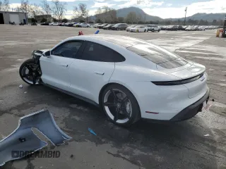 2021 Porsche Taycan 4S z VIN WP0AB2Y14MSA42272, wystawiony jako Copart lot #38038033 z przebiegiem 8 041 mil mil oraz . Historia ofert i sprzedaży dostępna na DreamBid. Obrazek 2.