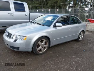 2002 Audi A4 1.8T with VIN WAULC68E12A228560, listed as a IAAI auction lot 41950435 with 251,161 mi miles. Bid and sale history available at carsss.com. Image 2.
