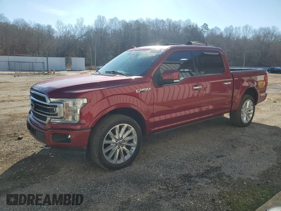 2019 Ford F-150 Limited with VIN 1FTEW1EG7KFC78751, listed as a Copart auction lot 46852655 with 92,199 mi miles and Salvage Title. Bid and sale history available at carsss.com. Image 1.