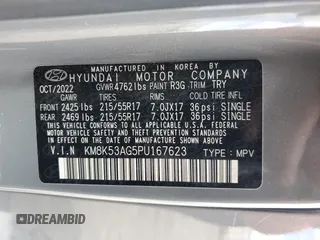 2023 Hyundai Kona Limited z VIN KM8K53AG5PU167623, wystawiony jako Copart lot #56881235 z przebiegiem 64 969 mil mil oraz Szkoda całkowita • Salvage title. Historia ofert i sprzedaży dostępna na DreamBid. Obrazek 13.