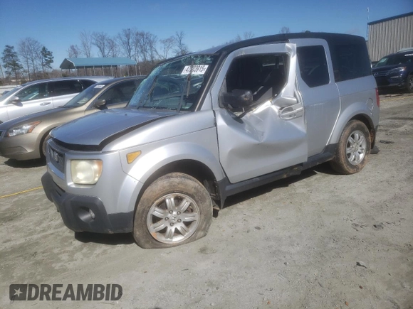 2006 Honda Element EX-P with VIN 5J6YH28776L014374, listed as a Copart auction lot 47203915 with 262,167 mi miles and Salvage Title. Bid and sale history available at DreamBid. Image 1.