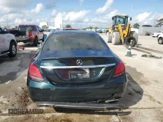 2019 Mercedes-Benz C 300 with VIN 55SWF8DB4KU288353, listed as a Copart auction lot 54496645 with Not provided miles and Salvage title. Bid and sale history available at DreamBid. Image 6.