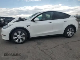 2021 Tesla Model Y Long Range z VIN 5YJYGDEE9MF200411, wystawiony jako Copart lot #53738075 z przebiegiem 97 546 mil mil oraz Szkoda całkowita • Salvage title. Historia ofert i sprzedaży dostępna na DreamBid. Obrazek 1.