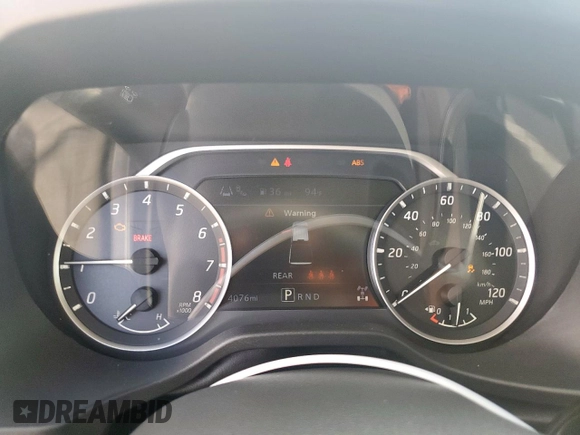 2024 Nissan Titan Pro-4X with VIN 1N6AA1ED3RN109827, listed as a Copart auction lot 50633225 with 4,076 mi miles and Salvage title. Bid and sale history available at DreamBid. Image 9.