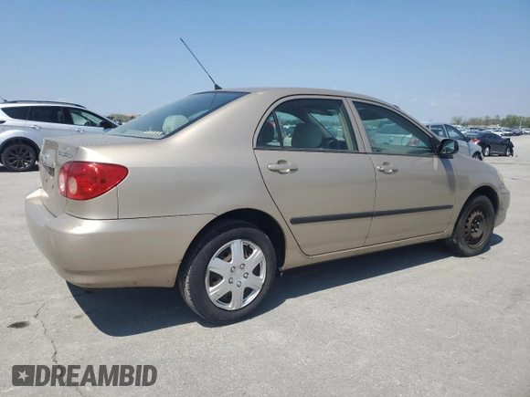 2006 Toyota Corolla CE with VIN 2T1BR32E76C635904, listed as a Copart auction lot 50566015 with 299,999 mi miles and Clean Title. Bid and sale history available at DreamBid. Image 3.