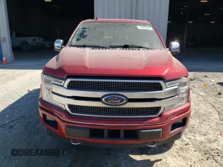 2018 Ford F-150 XL with VIN 1FTEW1EGXJFA29357, listed as a Copart auction lot 53203385 with 202,366 mi miles and Salvage Title. Bid and sale history available at DreamBid. Image 5.
