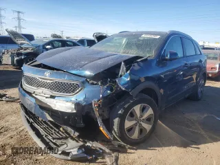2019 Kia Niro LX with VIN KNDCB3LC2K5340545, listed as a Copart auction lot 44448285 with 49,587 mi miles and Salvage Title. Bid and sale history available at carsss.com. Image 1.