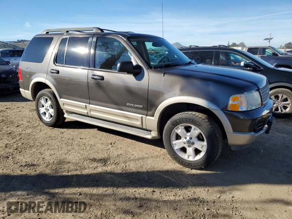 2005 Ford Explorer Eddie Bauer with VIN 1FMDU74W85UA06783, listed as a Copart auction lot 87324544 with 149,586 mi miles and Salvage title. Bid and sale history available at DreamBid. Image 4.