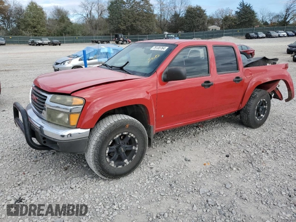 2006 GMC Canyon SLE2 with VIN 1GTDT136068149310, listed as a Copart auction lot 79135764 with 216,936 mi miles and Salvage Title. Bid and sale history available at carsss.com. Image 1.
