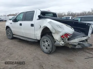 2008 Ford F-150 XLT with VIN 1FTPW14V18FC09362, listed as a IAAI auction lot 41735041 with 123,266 mi miles. Bid and sale history available at carsss.com. Image 3.