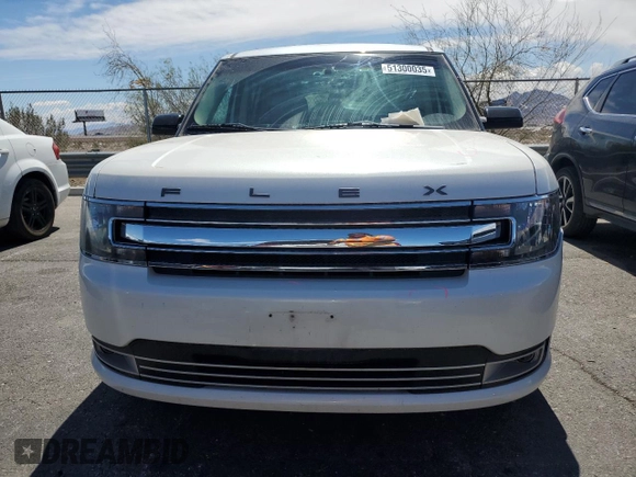 2015 Ford Flex SEL with VIN 2FMGK5C84FBA11206, listed as a Copart auction lot 51300035 with 155,493 mi miles and Salvage Title. Bid and sale history available at carsss.com. Image 5.