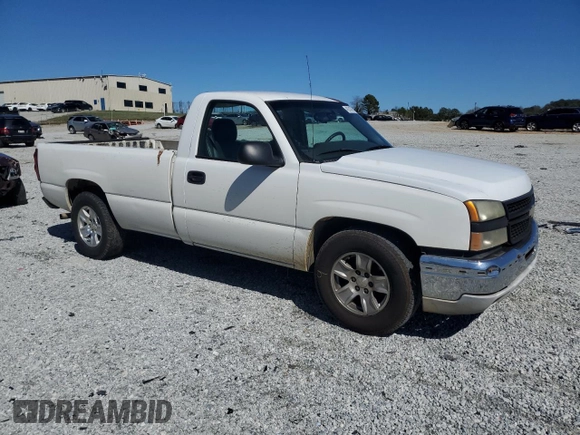 2006 Chevrolet Silverado 1500 Work Truck with VIN 3GCEC14X36G154085, listed as a Copart auction lot 49243055 with 239,106 mi miles and Salvage Title. Bid and sale history available at DreamBid. Image 4.