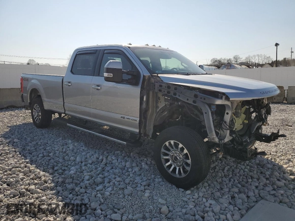 2022 Ford F-350 XL with VIN 1FT8W3BT0NEF02513, listed as a Copart auction lot 48877055 with 53,030 mi miles and Salvage Title. Bid and sale history available at DreamBid. Image 4.
