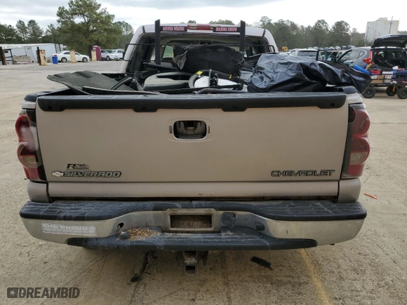 2004 Chevrolet Silverado 1500 Crew Cab LS with VIN 2GCEC13T141408719, listed as a Copart auction lot 49333585 with 0 mi miles and Salvage Title. Bid and sale history available at carsss.com. Image 6.