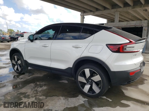2022 Volvo C40 Ultimate с VIN YV4ED3GB5N2007036, выставлен на аукционе Copart как лот 47519903 с пробегом Не указан миль и . История ставок и продаж доступна на DreamBid. Изображение 2.