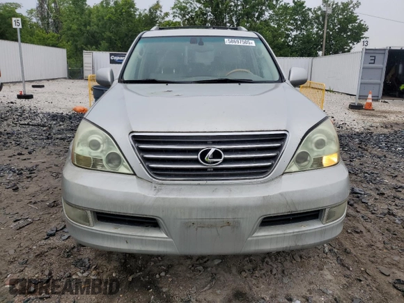 2004 Lexus GX 470 z VIN JTJBT20X740034366, wystawiony jako Copart lot #58697505 z przebiegiem 152 322 mil mil oraz Czysty tytuł • Clean title. Historia ofert i sprzedaży dostępna na DreamBid. Obrazek 5.