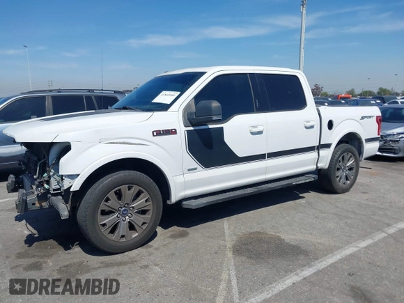 2017 Ford F-150 XL with VIN 1FTEW1CG1HFB66913, listed as a IAAI auction lot 41860989 with 50,539 mi miles. Bid and sale history available at carsss.com. Image 15.