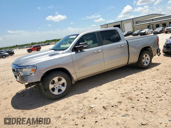 2022 Ram 1500 Big Horn with VIN 1C6SRFMT5NN324861, listed as a Copart auction lot 62969425 with 157,331 mi miles and Clean title. Bid and sale history available at DreamBid. Image 1.