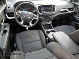 2024 GMC Terrain SLE with VIN 3GKALMEG1RL268701, listed as a Copart auction lot 55166565 with 9,849 mi miles and Salvage title. Bid and sale history available at DreamBid. Image 8.