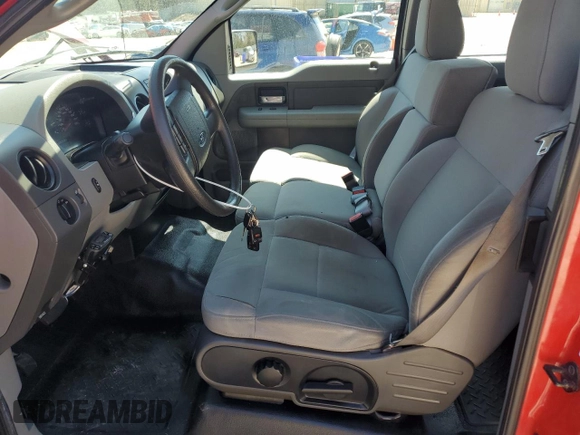 2008 Ford F-150 STX with VIN 1FTRX12W98FC24533, listed as a Copart auction lot 50210575 with 75,207 mi miles and Clean Title. Bid and sale history available at carsss.com. Image 7.