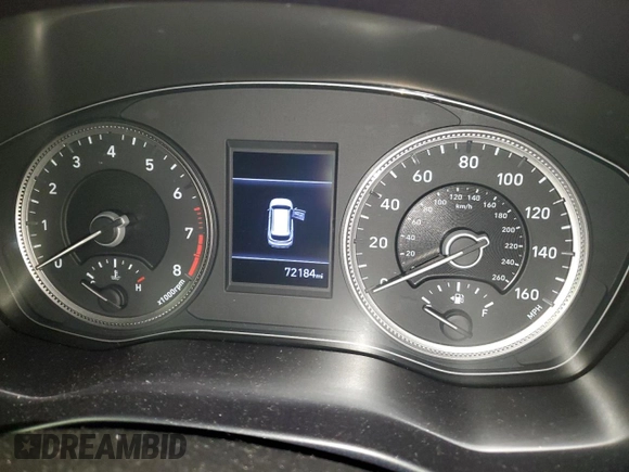 2019 Hyundai Santa Fe SE with VIN 5NMS23AD0KH079064, listed as a Copart auction lot 45982265 with 72,184 mi miles and Salvage Title. Bid and sale history available at DreamBid. Image 9.