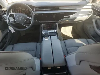 2020 Audi A8 with VIN WAU8DAF84LN014109, listed as a Copart auction lot 48527885 with 17,319 mi miles and Non Repairable. Bid and sale history available at carsss.com. Image 8.
