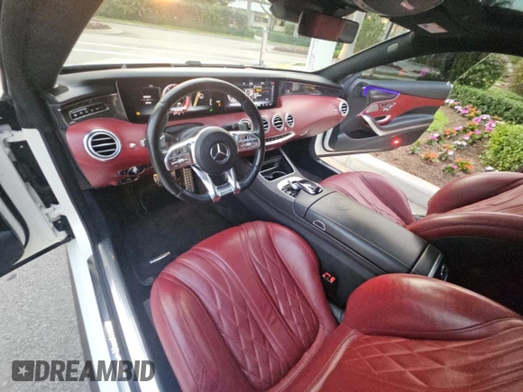 2019 Mercedes-Benz S 63 AMG with VIN WDDXJ8JB9KA036251, listed as a Copart auction lot 47608865 with 67,464 mi miles and Clean Title. Bid and sale history available at DreamBid. Image 9.