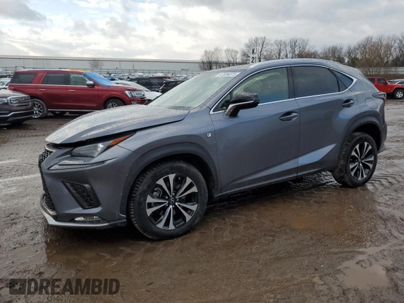 2020 Lexus NX with VIN JTJSARDZ1L5016411, listed as a Copart auction lot 47834075 with 60,727 mi miles and Non Repairable. Bid and sale history available at carsss.com. Image 1.