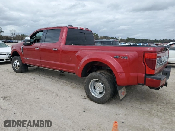 2022 Ford F-350 XL with VIN 1FT8W3DT7NED60044, listed as a Copart auction lot 42649375 with Not Provided miles and Salvage Title. Bid and sale history available at DreamBid. Image 2.