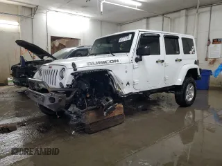 2017 Jeep Wrangler Unlimited Rubicon Recon z VIN 1C4HJWFG9HL543266, wystawiony jako Copart lot #87771705 z przebiegiem 50 223 mil mil oraz Szkoda całkowita • Salvage title. Historia ofert i sprzedaży dostępna na DreamBid. Obrazek 1.