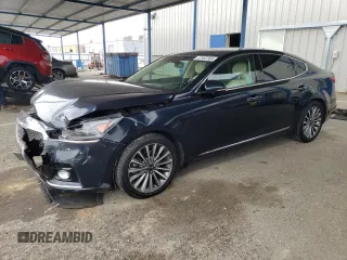 2018 Kia Cadenza Premium with VIN KNALC4J17J5097170, listed as a Copart auction lot 47997385 with 92,971 mi miles and Salvage Title. Bid and sale history available at carsss.com. Image 1.