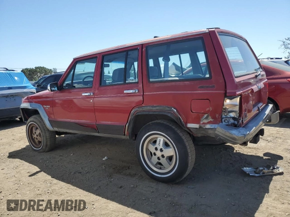 1992 Jeep Cherokee with VIN 1J4FJ58S0NL140995, listed as a Copart auction lot 56705875 with 253,657 mi miles and Salvage title. Bid and sale history available at DreamBid. Image 2.