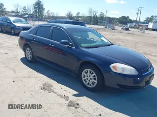 2011 Chevrolet Impala Police Police with VIN 2G1WD5EM9B1165441, listed as a IAAI auction lot 41871506 with 138,810 mi miles. Bid and sale history available at carsss.com. Image 1.