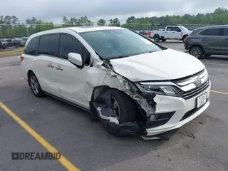 2019 Honda Odyssey EX-L with VIN 5FNRL6H70KB083596, listed as a IAAI auction lot 42072667 with 153,087 mi miles and . Bid and sale history available at DreamBid. Image 1.