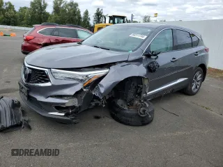 2019 Acura RDX w/Technology Pkg with VIN 5J8TC2H57KL002573, listed as a Copart auction lot 68311744 with 37,943 mi miles and Salvage Title. Bid and sale history available at carsss.com. Image 1.