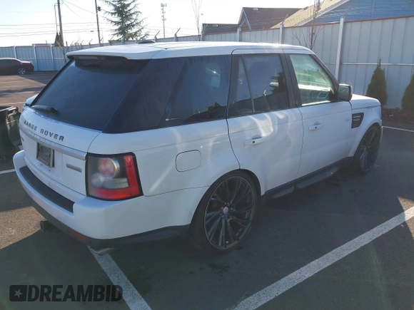 2012 Land Rover Range Rover Sport SC with VIN SALSH2E49CA751288, listed as a IAAI auction lot 40802078 with 80,263 mi miles. Bid and sale history available at carsss.com. Image 4.