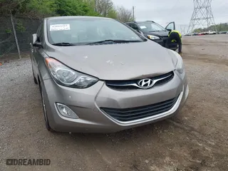 2012 Hyundai Elantra GLS with VIN 5NPDH4AEXCH095704, listed as a IAAI auction lot 42093583 with 99,154 mi miles. Bid and sale history available at carsss.com. Image 6.