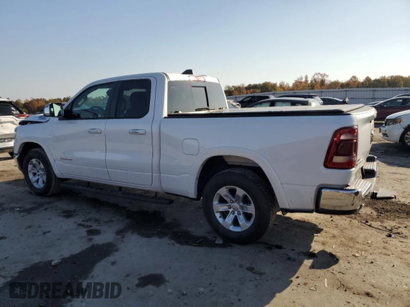 2019 Ram 1500 Laramie with VIN 1C6SRFDTXKN674871, listed as a Copart auction lot 77143314 with 30,418 mi miles and Salvage Title. Bid and sale history available at carsss.com. Image 2.