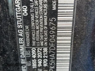 2013 Mercedes-Benz SLK-Class SLK 350 with VIN WDDPK5HA7DF049675, listed as a Copart auction lot 72835584 with 0 mi miles and Salvage Title. Bid and sale history available at carsss.com. Image 12.