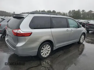 2017 Toyota Sienna with VIN 5TDDZ3DC9HS161212, listed as a Copart auction lot 50129845 with 104,020 mi miles and Salvage Title. Bid and sale history available at DreamBid. Image 3.
