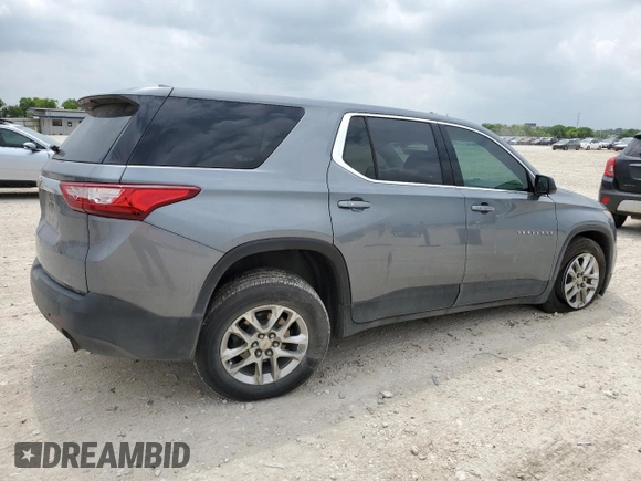2021 Chevrolet Traverse LS with VIN 1GNERFKW3MJ108622, listed as a Copart auction lot 54209845 with 68,457 mi miles and Salvage title. Bid and sale history available at DreamBid. Image 3.