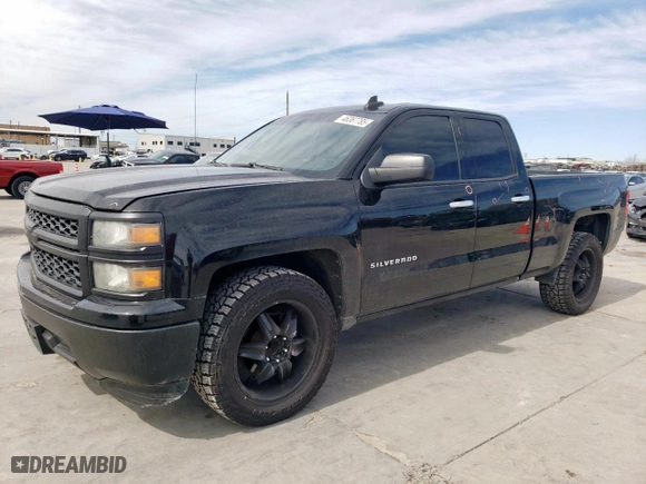 2015 Chevrolet Silverado 1500 Work Truck with VIN 1GCRCPEC6FZ281512, listed as a Copart auction lot 46367785 with 122,389 mi miles and Salvage Title. Bid and sale history available at carsss.com. Image 1.