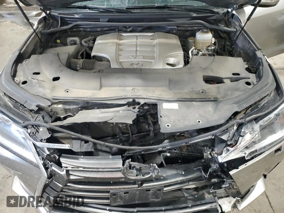 2018 Lexus LX 570 with VIN JTJHY7AX6J4261835, listed as a Copart auction lot 55998945 with 99,673 mi miles and Salvage title. Bid and sale history available at DreamBid. Image 12.