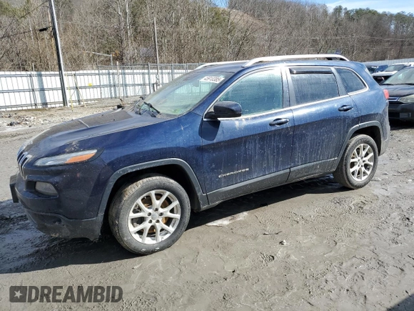 2014 Jeep Cherokee Latitude with VIN 1C4PJMCS2EW141396, listed as a Copart auction lot 45910385 with 0 mi miles and Salvage Title. Bid and sale history available at carsss.com. Image 1.