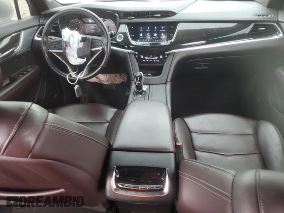 2020 Cadillac XT6 FWD Premium Luxury with VIN 1GYKPCRS8LZ112792, listed as a Copart auction lot 55496725 with 53,571 mi miles and Salvage title. Bid and sale history available at DreamBid. Image 8.